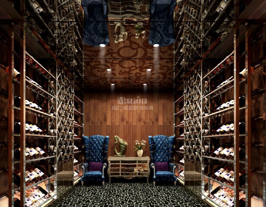 别墅酒窖效果图