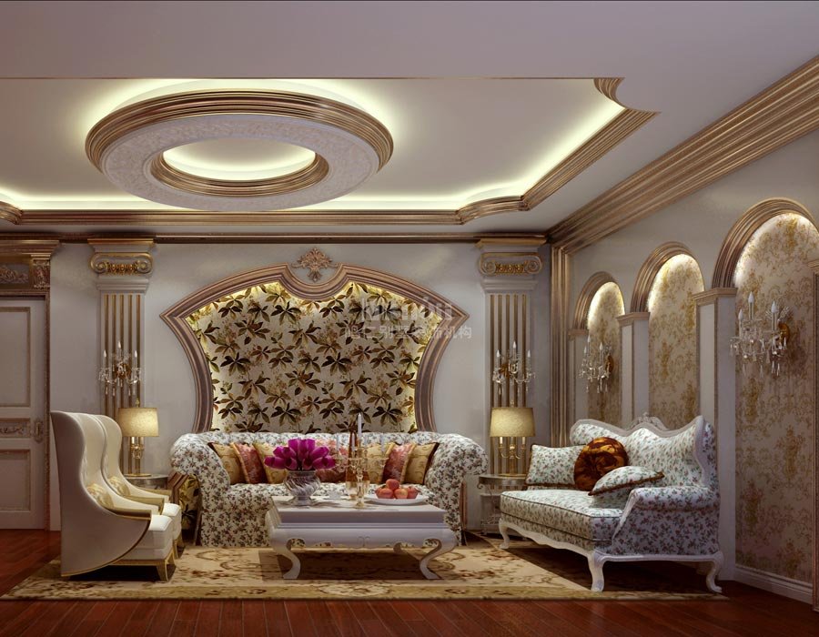 别墅客厅效果图